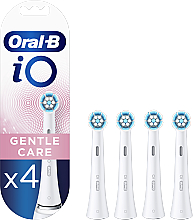 Насадки для электрической зубной щетки, белые, 4 шт. - Oral-B iO Gentle Care — фото N1