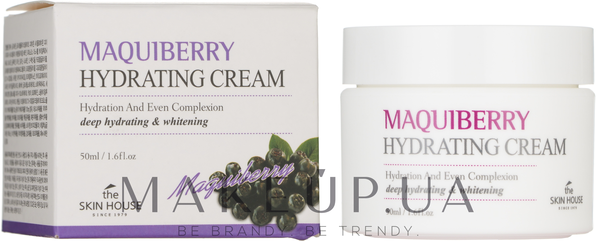 Зволожувальний крем для обличчя з екстрактом ягід макі - The Skin House Maquiberry Hydrating Cream — фото 50ml