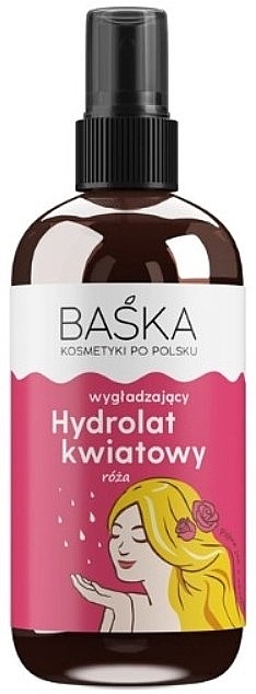 Розгладжувальний гідролат для обличчя з екстрактом троянди - Baska — фото N1