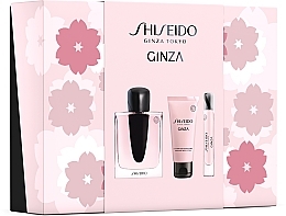 Shiseido Ginza - Набір (edp/90ml + b/lot/50ml + edp/roll/7ml) — фото N2