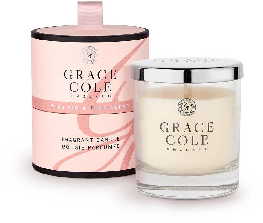 Ароматизированная свеча - Grace Cole Wild Fig & Pink Cedar — фото N5