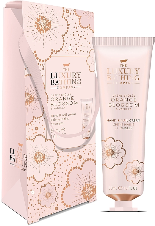 Крем для рук і нігтів - Grace Cole The Luxury Bathing Creme Brulee, Orange Blossom & Vanilla Hand & Nail Cream — фото N1