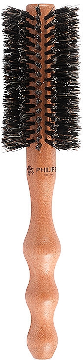 Середня кругла щітка, 55 мм - Philip B Round Hairbrush Medium 55 mm — фото N1