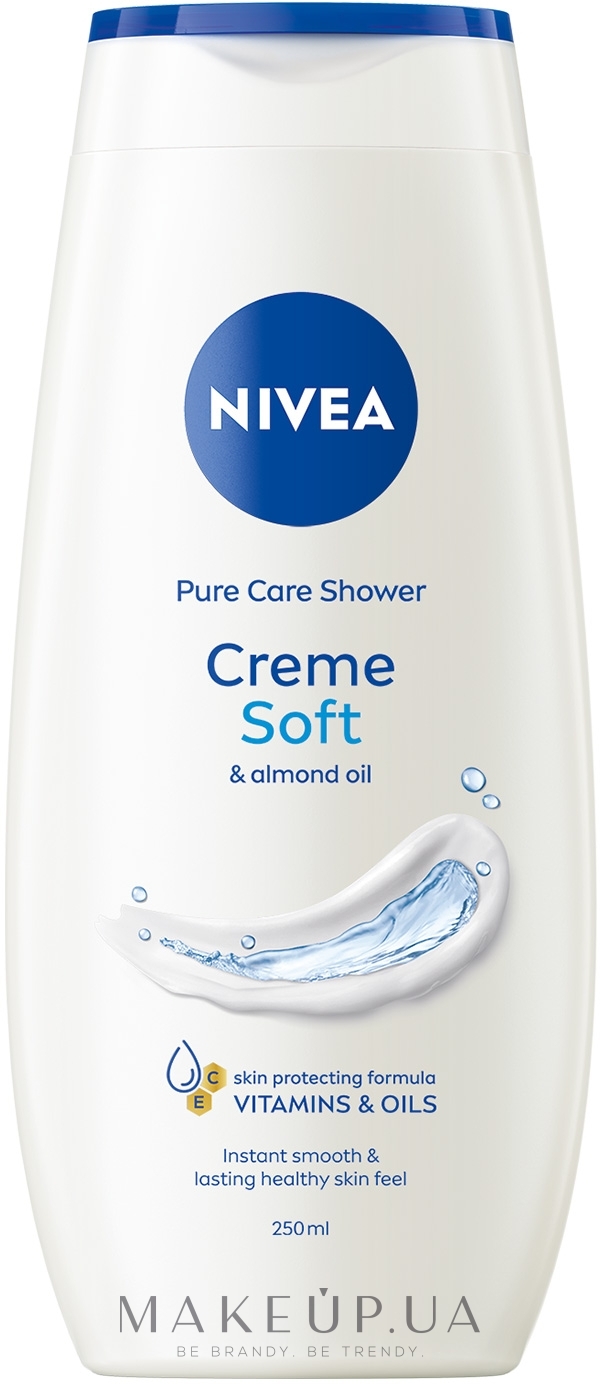 Гель-уход для душа "Крем Софт и миндальное масло" - NIVEA Creme Soft & Almond Oil Pure Care Shower — фото 250ml