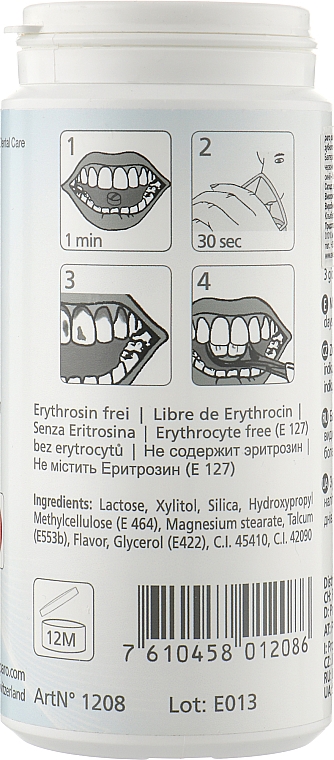 Таблетки для індикації зубного нальоту - Paro Swiss Plak2 — фото N7