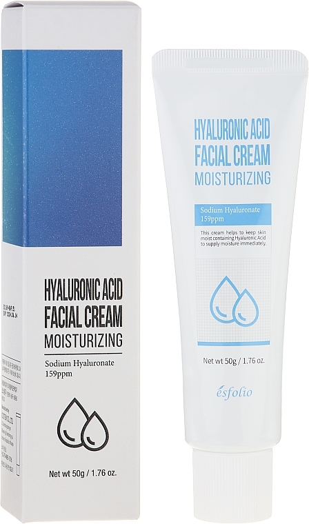 УЦЕНКА Увлажняющий крем для лица - Esfolio Hyaluronic Acid Facial Cream * — фото N2