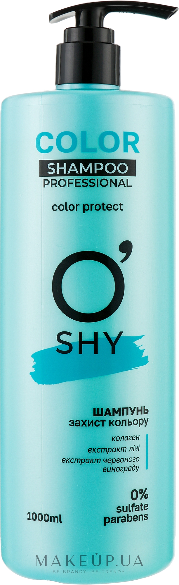 Шампунь "Защита цвета окрашенных волос" - O'Shy Color Professional Shampoo — фото 1000ml