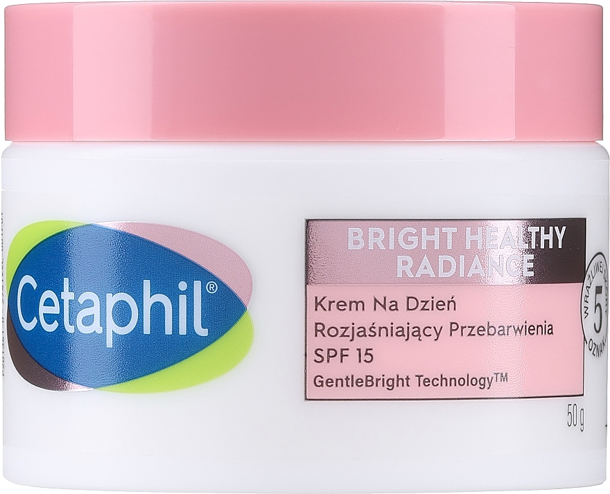 Освітлювальний денний крем для обличчя - Cetaphil Bright Healthy Radiance Face Day Cream SPF15 — фото N1