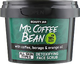 Детокс скраб для лица "Mr. Coffee Bean" - Beauty Jar Detoxifying Face Scrub — фото N2