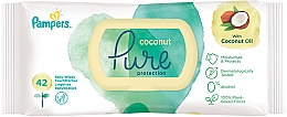 Парфумерія, косметика Дитячі вологі серветки, 40 шт. - Pampers Pure Coconut