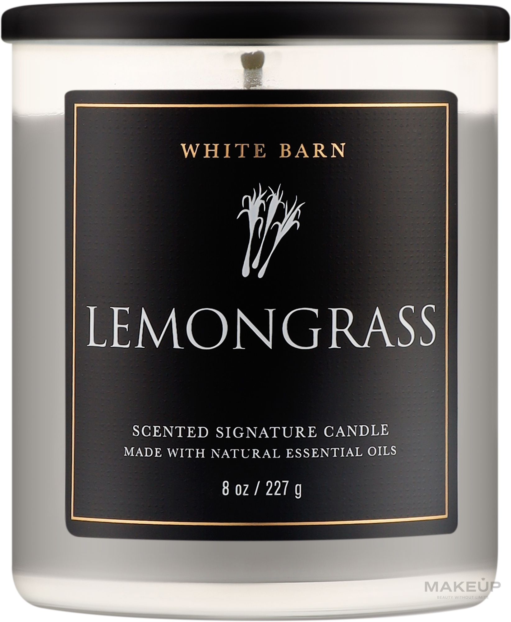 Аромасвеча - Bath and Body Works Lemongrass Candle — фото 227g