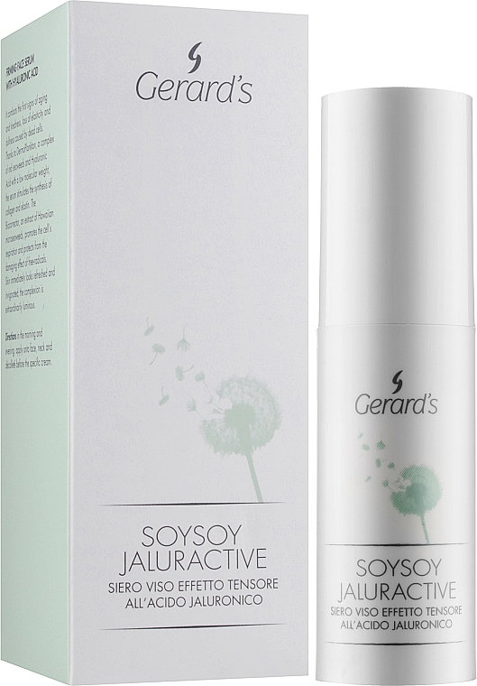 Укрепляющая сыворотка для лица с гиалуроновой кислотой - Gerard's Cosmetics Soysoy Jaluractive Serum — фото N2