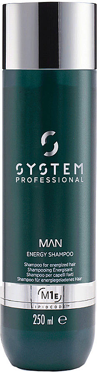 Укрепляющий шампунь - System Professional Man Energy Shampoo — фото N1
