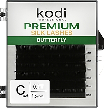 Духи, Парфюмерия, косметика Накладные ресницы Butterfly Green C 0.10 (6 рядов: 13 мм) - Kodi Professional