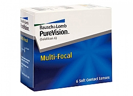 Контактные линзы, радиус кривизны 8.6 мм, High, 6шт. - Bausch & Lomb PureVision Multi-Focal — фото N1