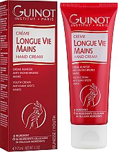 Омолоджувальний крем для рук "Довге життя" - Guinot Longue Vie Mains Hand Cream — фото N1