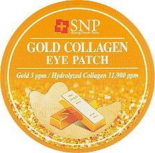 Гидрогелевые патчи для глаз с коллагеном и частицами золота - SNP Gold Collagen Eye Patch — фото N3