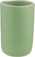 Парфумерія, косметика Склянка для ванної кімнати "Sina", кераміка 10.6х7 см, зелена - Spirella