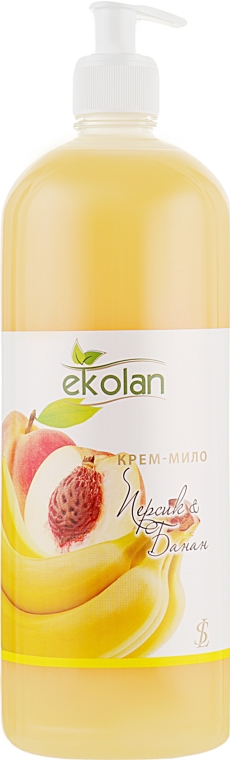 Крем-мыло "Персик-банан" - Ekolan — фото N3