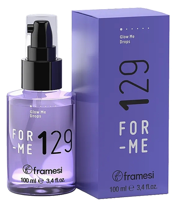 Ультралегка сироватка для блиску волосся - Framesi For-Me 129 Glow Me Drops — фото N1