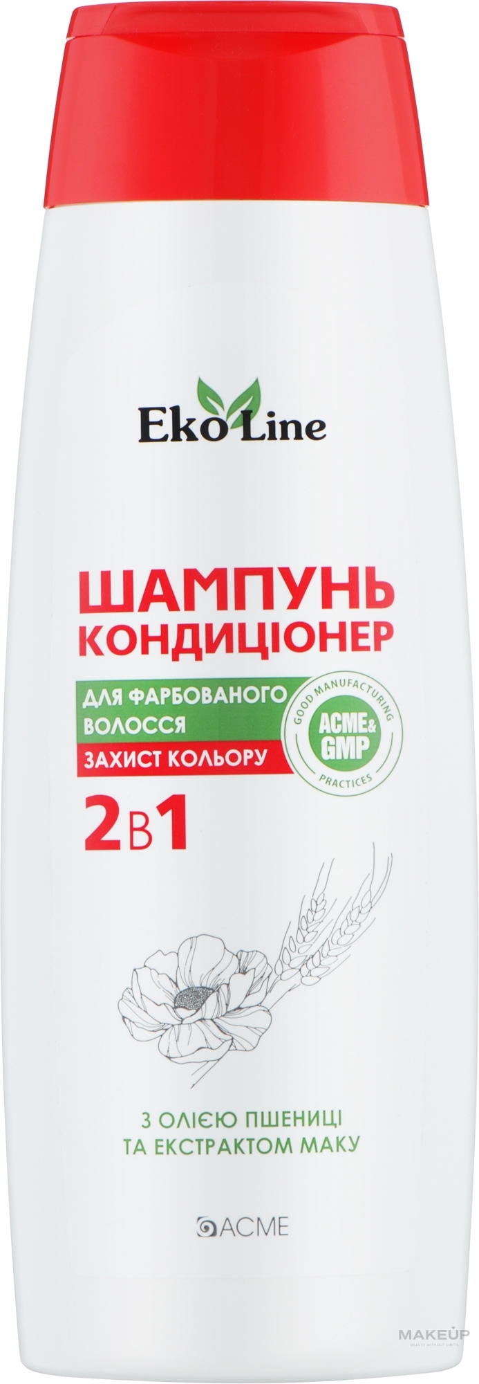 Шампунь-кондиционер "EcoLine" для окрашенных волос - Acme Color — фото 400ml