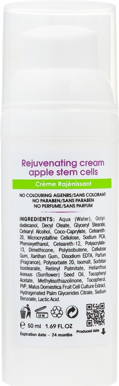 Омолаживающий крем со стволовыми клетками яблок - Biotonale Rejuvenating Cream Apple Stem Cells — фото N5