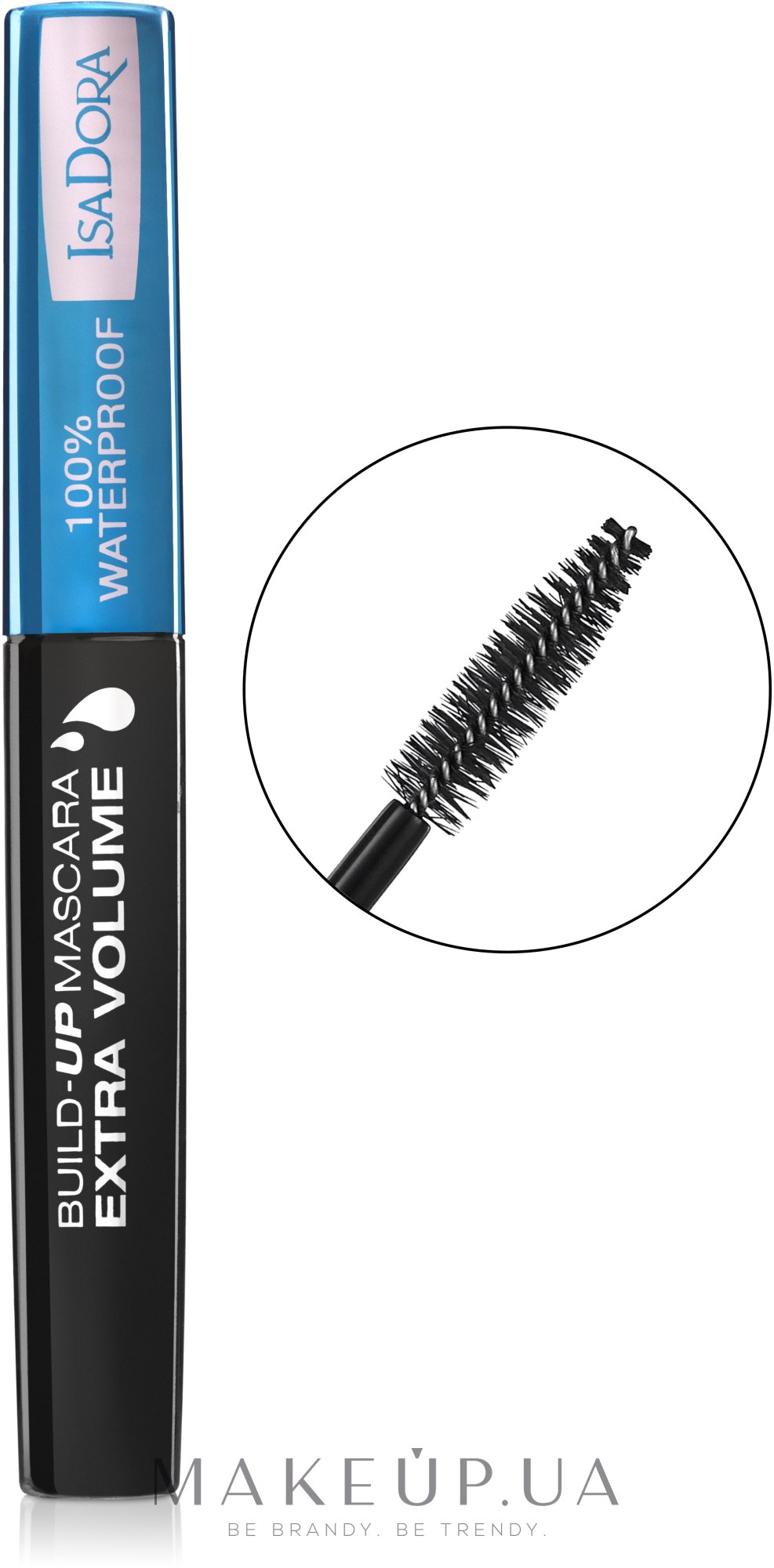 Туш для вій - IsaDora Build-up Mascara Extra Volume 100% Waterproof — фото 20 - Black