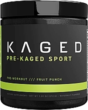 Передтренувальний комплекс, фруктовий пунш - Kaged Pre-Kaged Sport Pre-Workout Fruit Punch — фото N1