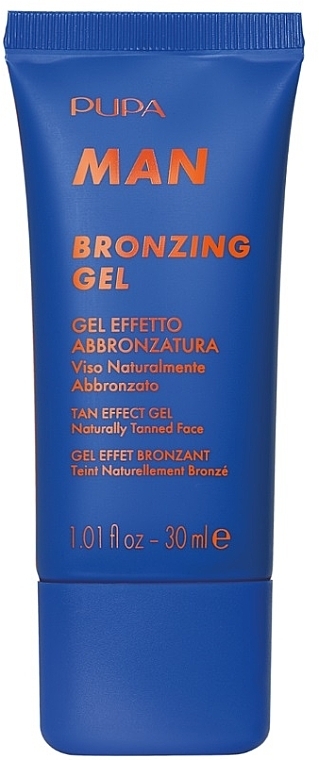 Бронзирующий гель для лица, для мужчин - Pupa Man Bronzing Gel — фото N1