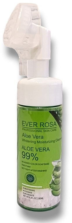 Пінка для вмивання "Алое вера" - Ever Rosa Aloe Vera Whitening Moisturizing Cleanser — фото N1