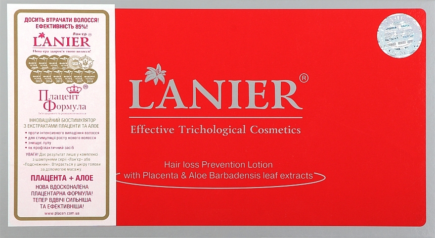 УЦЕНКА Лосьон против выпадения волос с плацентой «Ланьер классик" - Placen Formula Lanier Classic * — фото N2