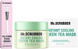 Охлаждающая маска для лица с экстрактом зеленого чая - Mr.Scrubber Instant Cooling Green Tea Mask — фото N1