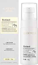 Антивозрастная кремовая сыворотка вокруг глаз с ретинолом от морщин - Luofmiss Retinol Anti-Wrinkle Eye Essence — фото N2