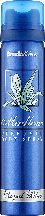 Дезодорант-спрей для тела - BradoLine Madlene Royal Blue Perfumed Body Spray — фото N1