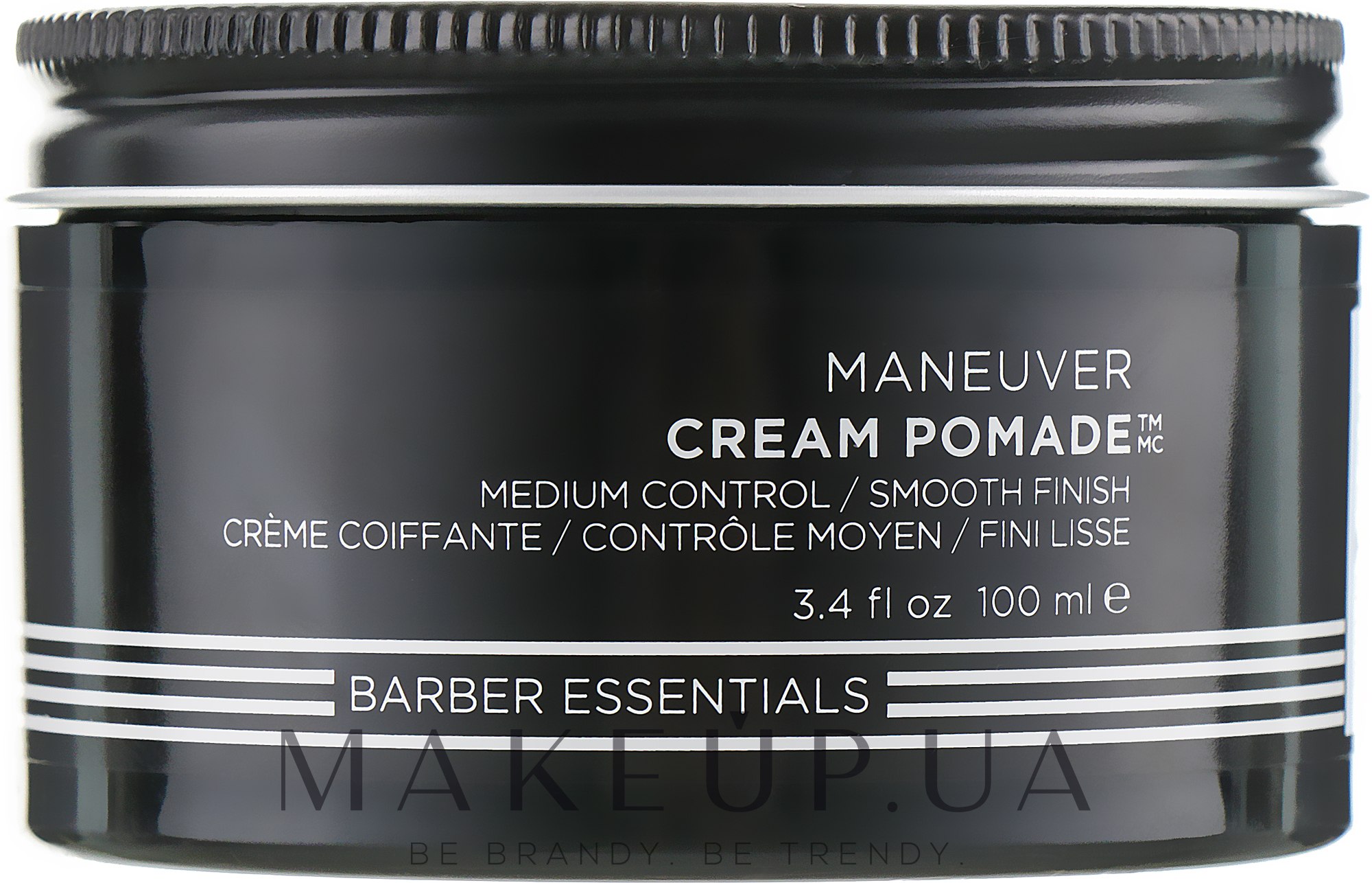 Помада-крем для укладок з натуральною текстурою, для чоловіків - Redken Brews Cream Pomade — фото 100ml
