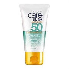 Солнцезащитный матирующий крем - Avon Care Sun+ Shine Control Sun Cream SPF 50 — фото N1