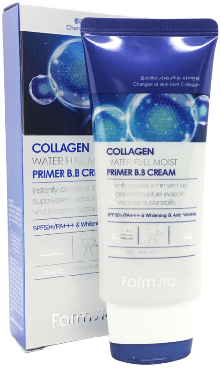 Увлажняющий ВВ-крем с коллагеном - FarmStay Collagen Water Full Moist Premium BB Cream — фото N1