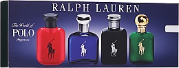 Парфумерія, косметика Ralph Lauren The World Of Polo Fragrances Miniset - Набір (edt/4x15ml)