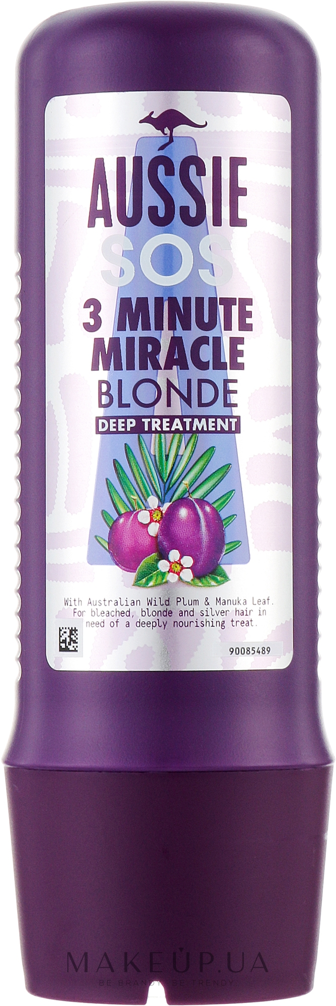 Засіб інтенсивного догляду - Aussie 3 Minute Miracle Blonde Deep Treatment — фото 225ml