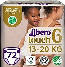 Подгузники детские Touch 6 (13-20 кг), 72 шт. (2х36) - Libero — фото N1