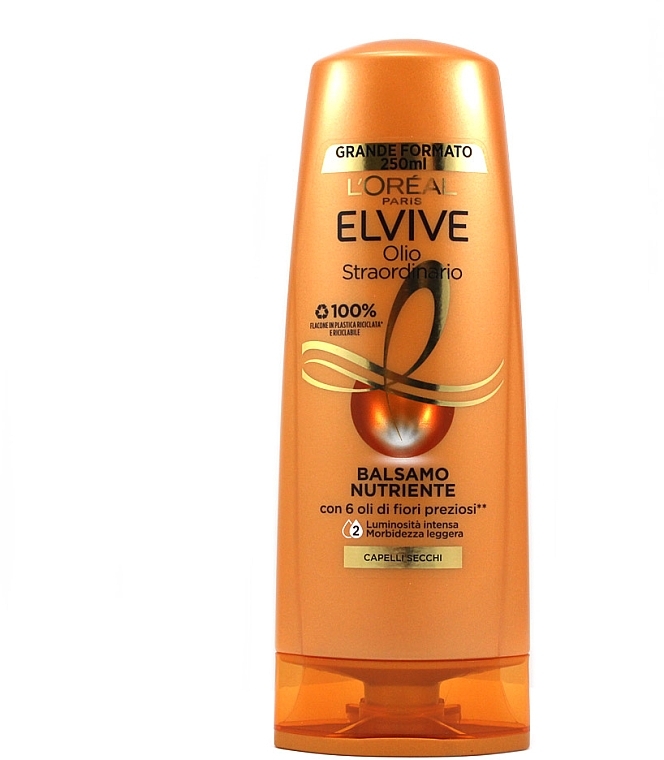 Живильний бальзам для нормального і сухого волосся - L'Oreal Paris Elvive Extraordinary Oil Nourishing Conditioner — фото N1