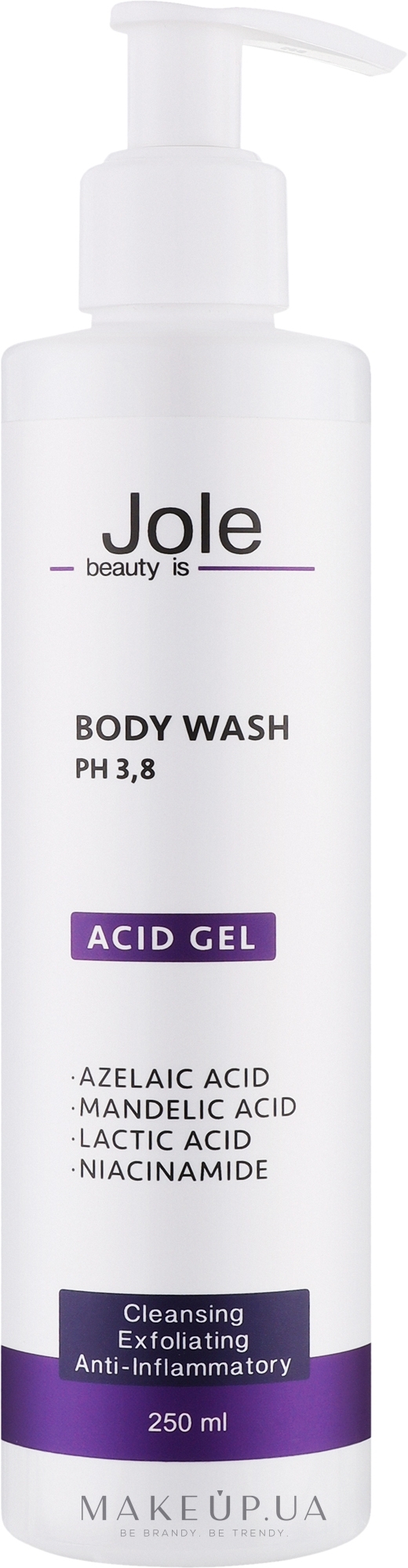 Гель для душа - Jole Body Wash AHA Acids Gel — фото 250ml