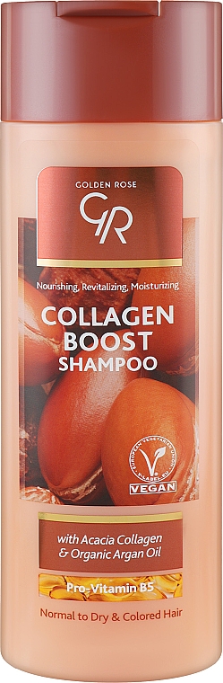 Шампунь для волос с коллагеном - Golden Rose Collagen Boost Shampoo — фото N1