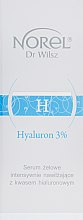 Парфумерія, косметика Зволожуюча гелева сиворотка з 3 % гіалуроновою кислотою - Norel Hyaluron 3% Intensive Moisturizing Gel Serum