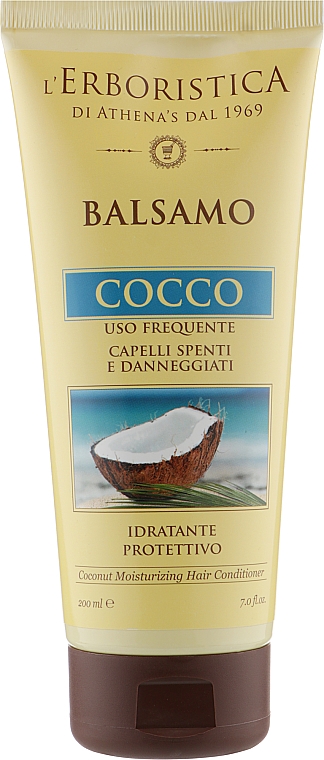 Кондиціонер для волосся з кокосовою олією - Athena's Erboristica Cocco