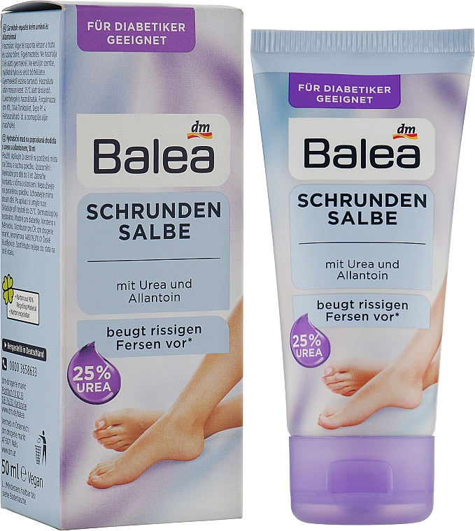 Кремова мазь для ніг - Balea Schrunden Salbe Ointment For Feet — фото N2