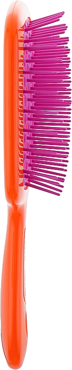 Расческа для волос, оранжевая с розовым - Janeke Superbrush — фото N2