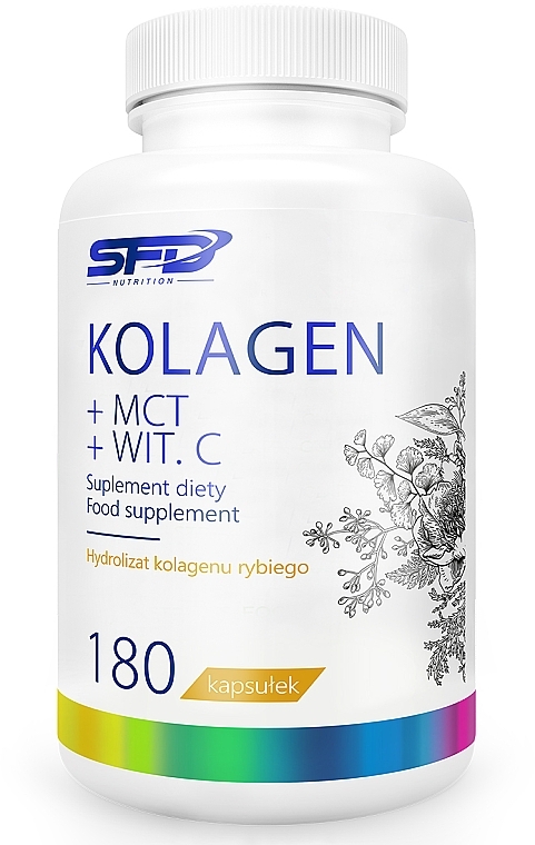 Пищевая добавка "Коллаген + MCT + Wit C", в таблетках - SFD Nutrition — фото N1