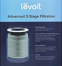 Фильтр для очистителя воздуха, 3-ступенчатый - Levoit Air Cleaner Filter Core 400S True HEPA 3-Stage Original Filter — фото N2