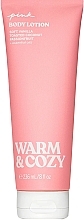 Лосьон для тела "Ваниль, поджаренный кокос и маракуйя" - Victoria's Secret Pink Warm & Cozy Body Lotion — фото N1